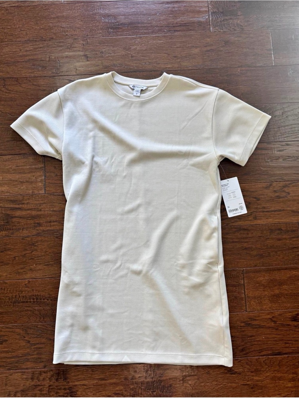 NWT Athleta Seasoft Rib Tee Dress